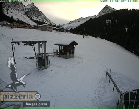 Gargellen: Blick auf den berg
