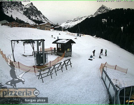 Gargellen: Blick auf den berg