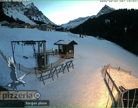 Gargellen: Blick auf den berg