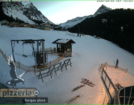 Gargellen: Blick auf den berg