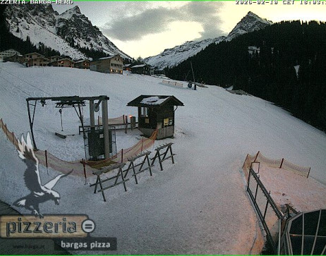 Gargellen: Blick auf den berg
