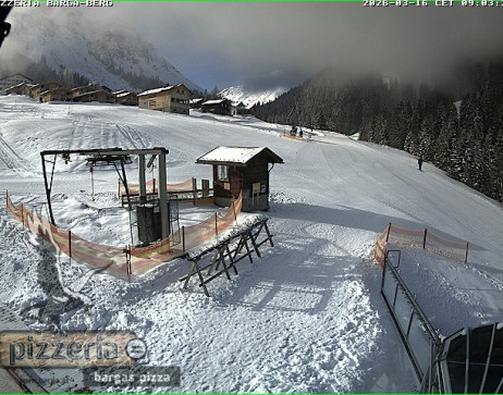 Gargellen: Blick auf den berg