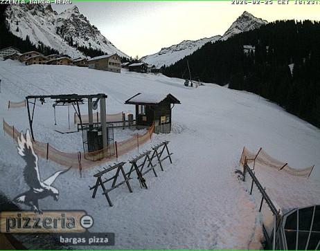 Gargellen: Blick auf den berg
