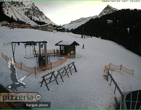 Gargellen: Blick auf den berg
