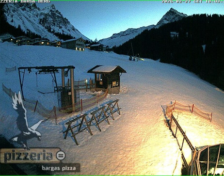 Gargellen: Blick auf den berg