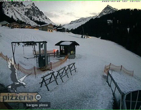Gargellen: Blick auf den berg