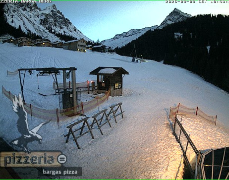Gargellen: Blick auf den berg