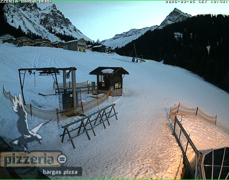 Gargellen: Blick auf den berg