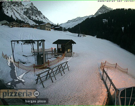 Gargellen: Blick auf den berg