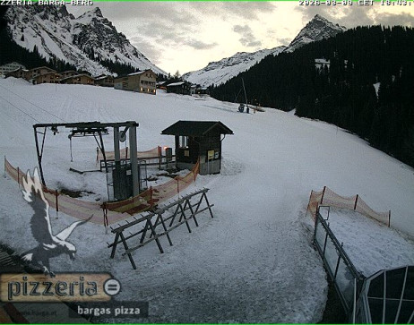 Gargellen: Blick auf den berg