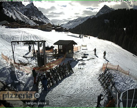 Gargellen: Blick auf den berg