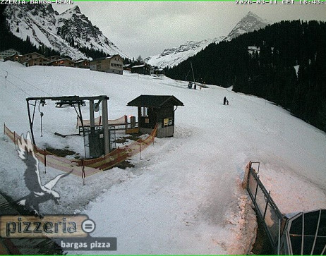 Gargellen: Blick auf den berg