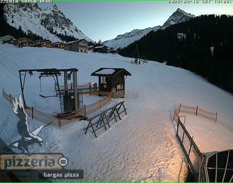 Gargellen: Blick auf den berg