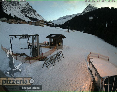 Gargellen: Blick auf den berg