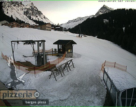 Gargellen: Blick auf den berg
