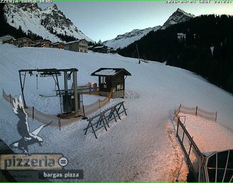 Gargellen: Blick auf den berg