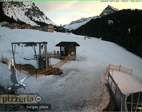 Gargellen: Blick auf den berg