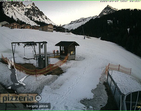 Gargellen: Blick auf den berg