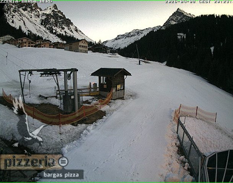 Gargellen: Blick auf den berg