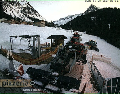 Gargellen: Blick auf den berg