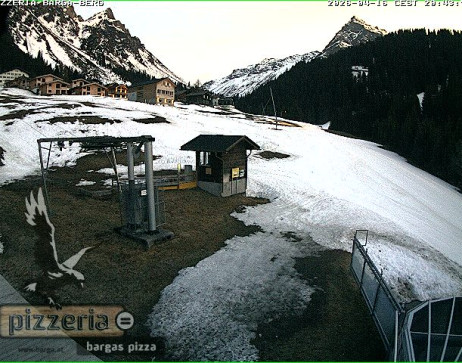 Gargellen: Blick auf den berg