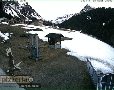 Gargellen: Blick auf den berg
