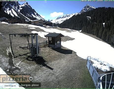 Gargellen: Blick auf den berg