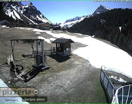 Gargellen: Blick auf den berg