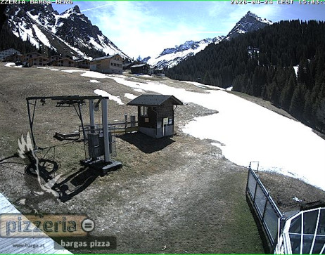 Gargellen: Blick auf den berg