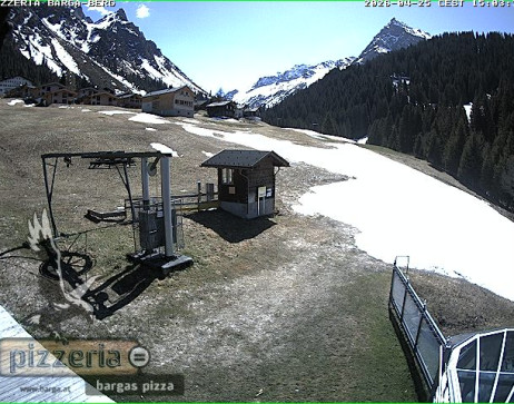 Gargellen: Blick auf den berg