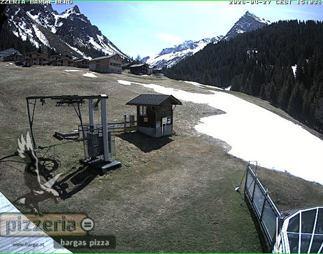 Gargellen: Blick auf den berg
