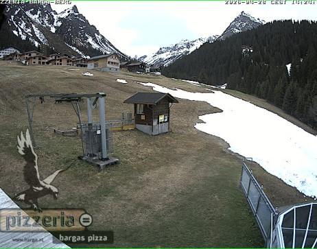 Gargellen: Blick auf den berg