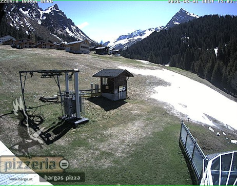 Gargellen: Blick auf den berg