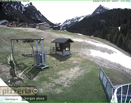 Gargellen: Blick auf den berg
