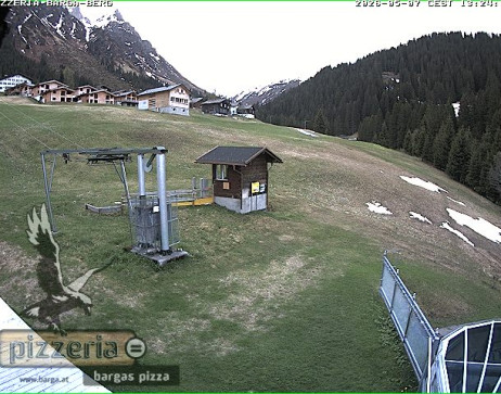 Gargellen: Blick auf den berg