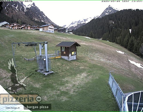 Gargellen: Blick auf den berg