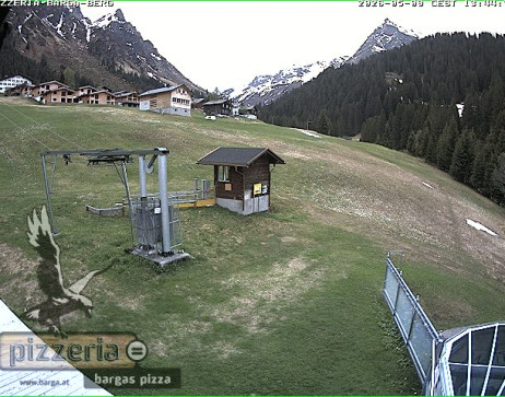 Gargellen: Blick auf den berg