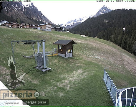 Gargellen: Blick auf den berg