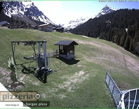 Gargellen: Blick auf den berg