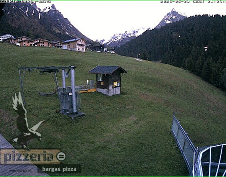 Gargellen: Blick auf den berg