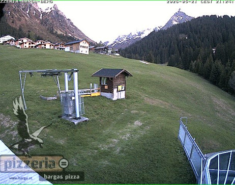 Gargellen: Blick auf den berg