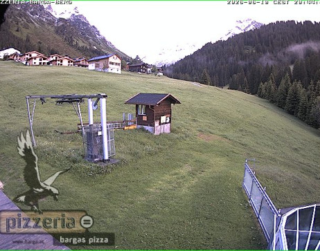 Gargellen: Blick auf den berg