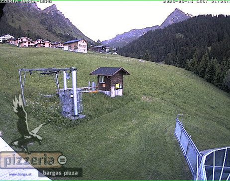 Gargellen: Blick auf den berg