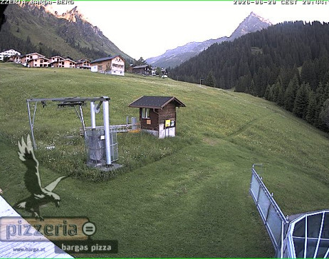 Gargellen: Blick auf den berg