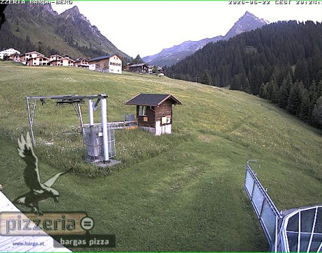Gargellen: Blick auf den berg