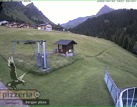 Gargellen: Blick auf den berg