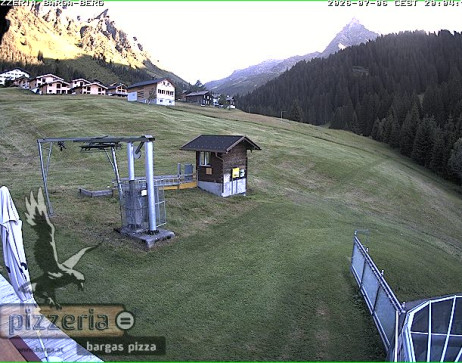Gargellen: Blick auf den berg