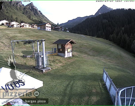 Gargellen: Blick auf den berg