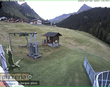 Gargellen: Blick auf den berg