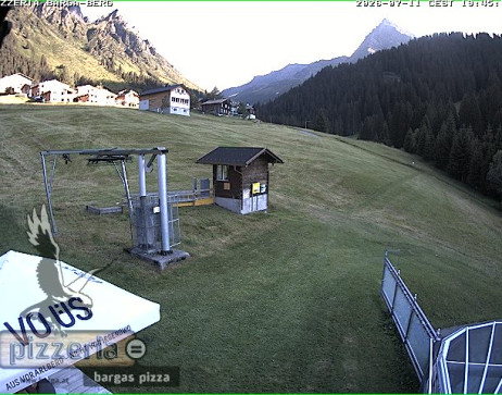 Gargellen: Blick auf den berg